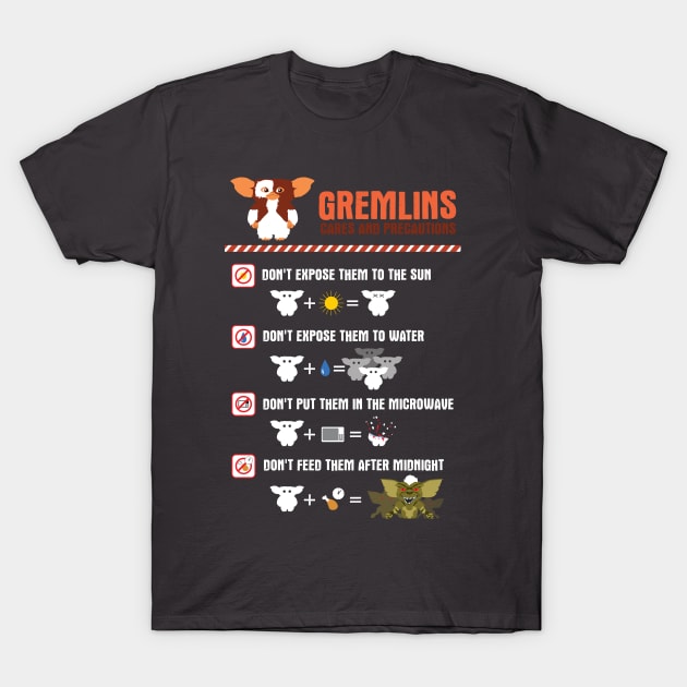 Gremlins T-Shirt by sandrodelara